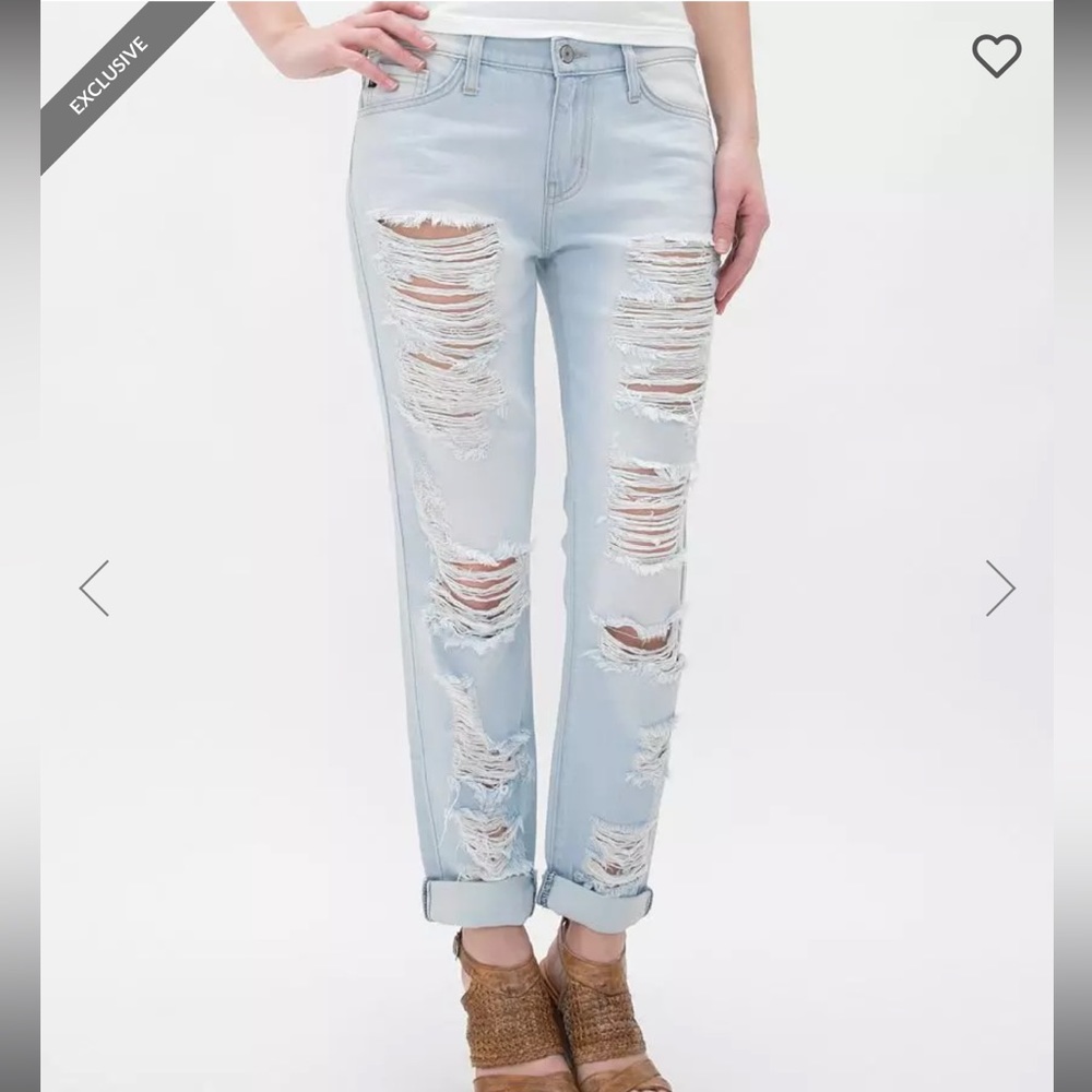 KanCan Light Blue Distressed Women Jeans